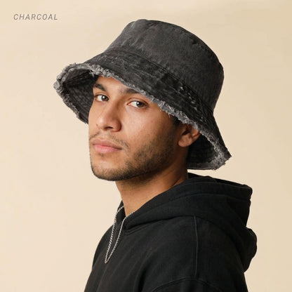 Frayed Bucket Hat